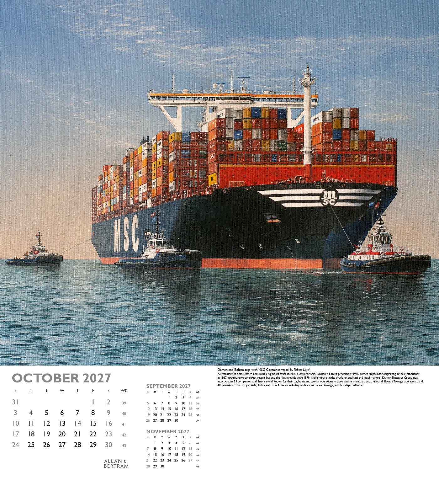 Maritime Gallery Wall Calendar