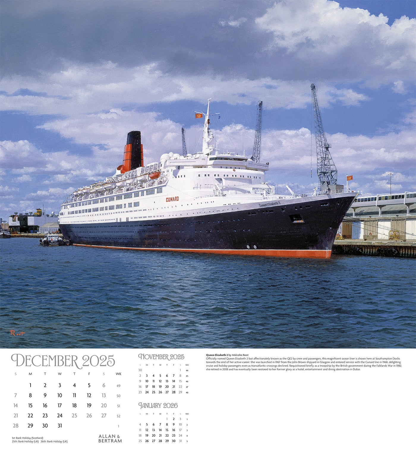 Maritime Gallery Wall Calendar