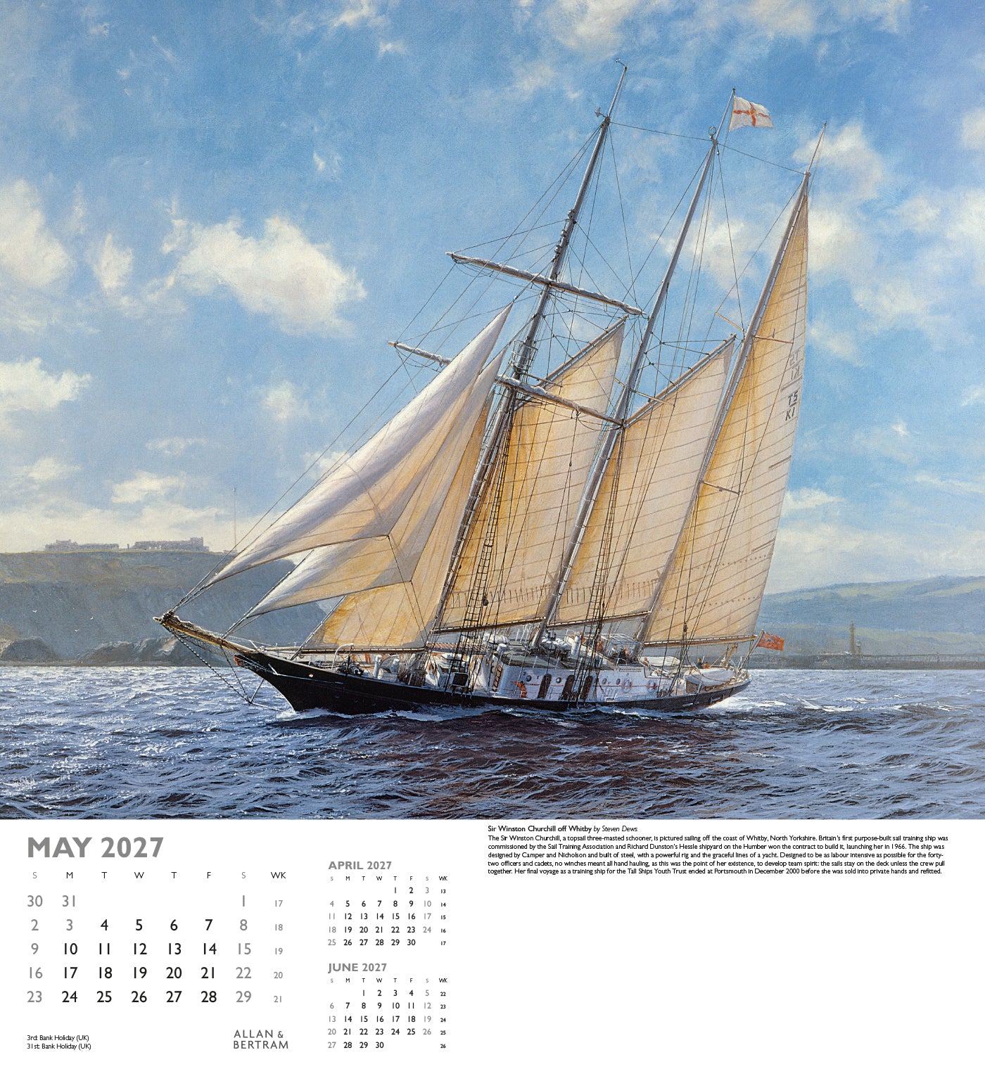 Maritime Gallery Wall Calendar