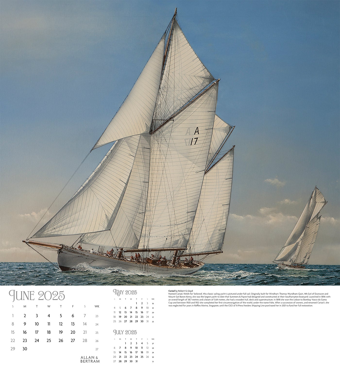 Maritime Gallery Wall Calendar