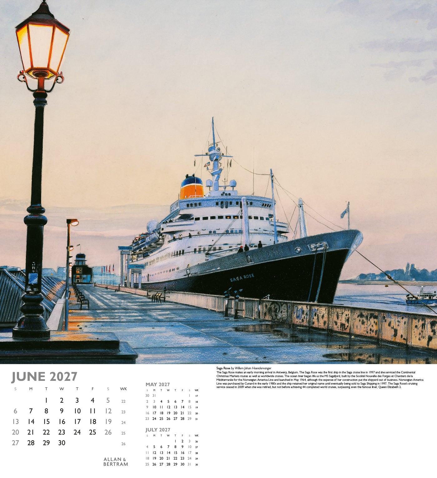 Maritime Gallery Wall Calendar