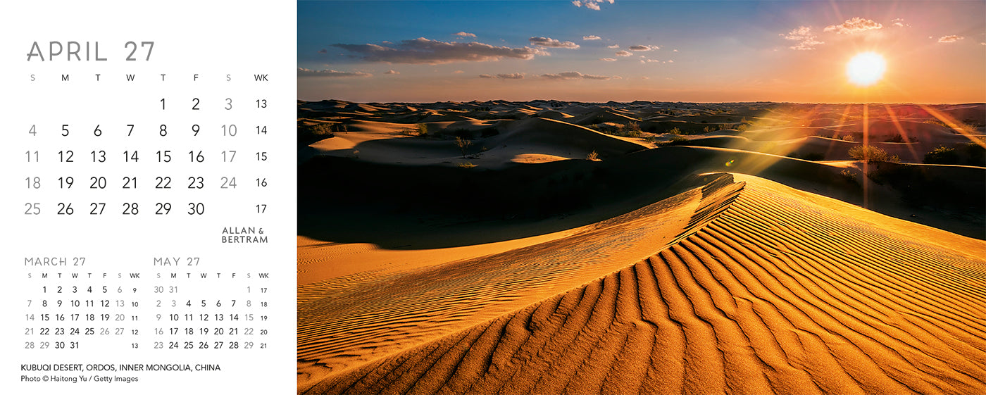 Nature's Architecture Desk Calendar