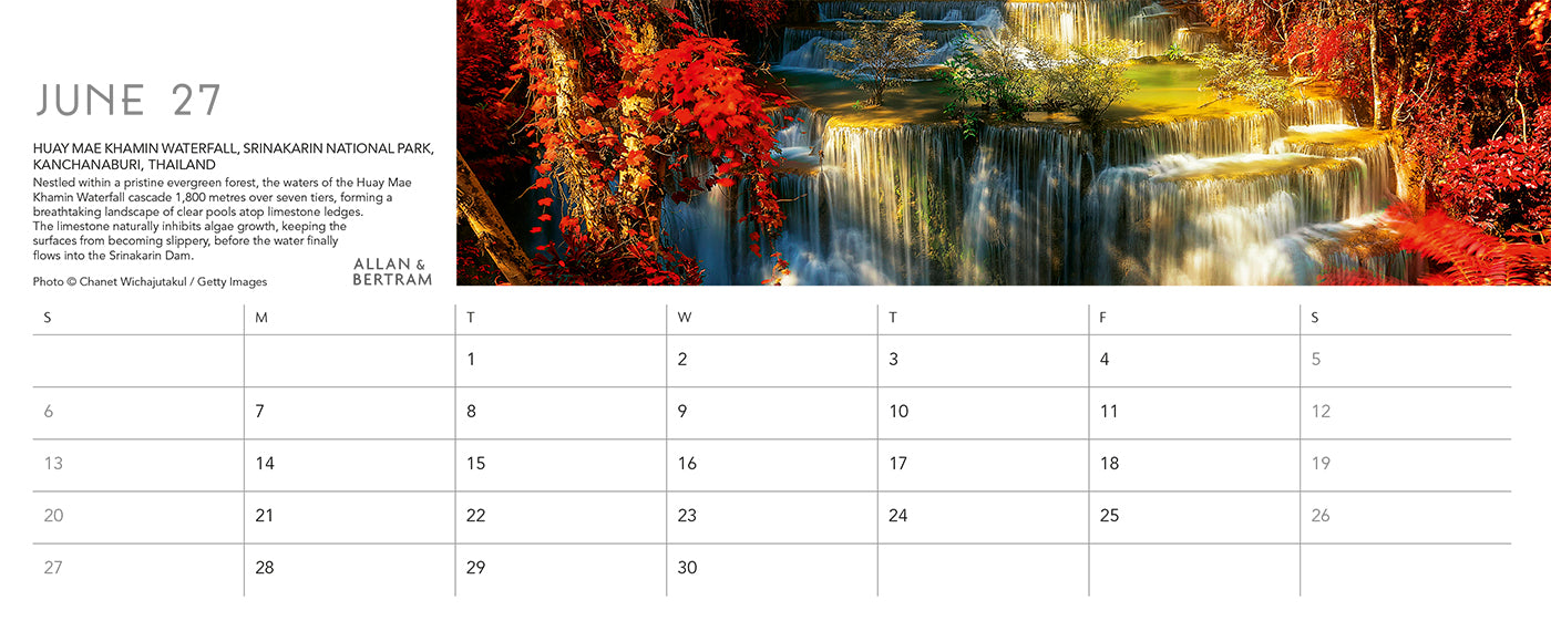 Nature's Architecture Desk Calendar
