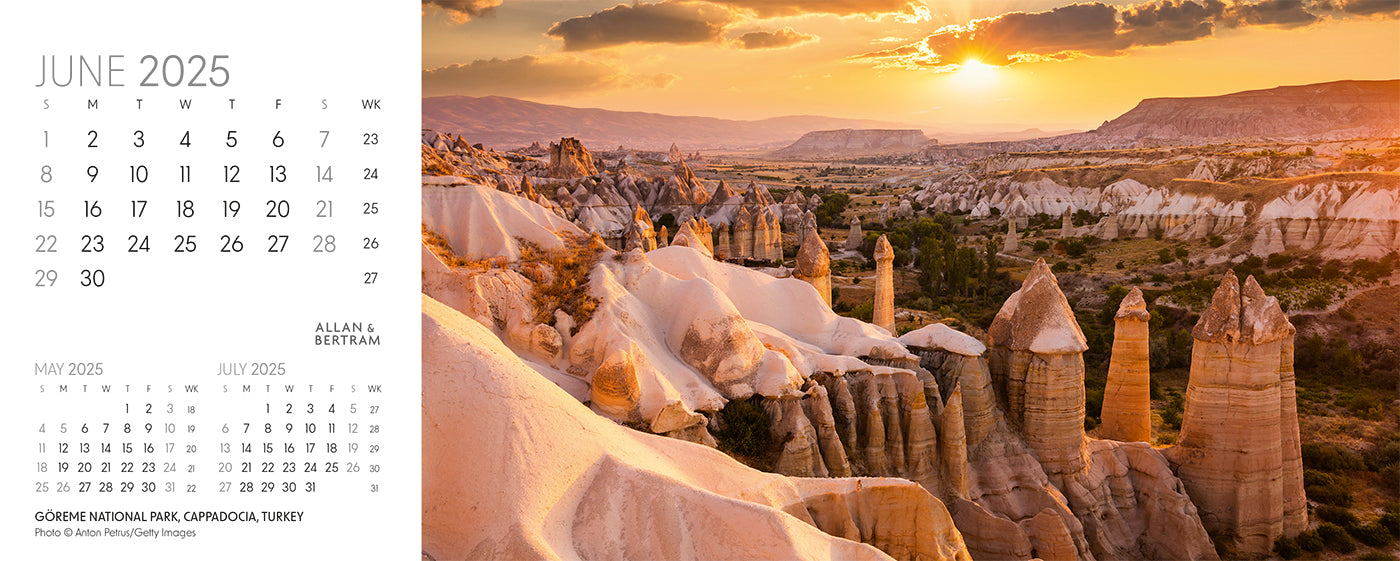 Nature's Architecture Desk Calendar