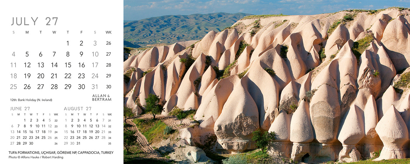 Nature's Architecture Desk Calendar