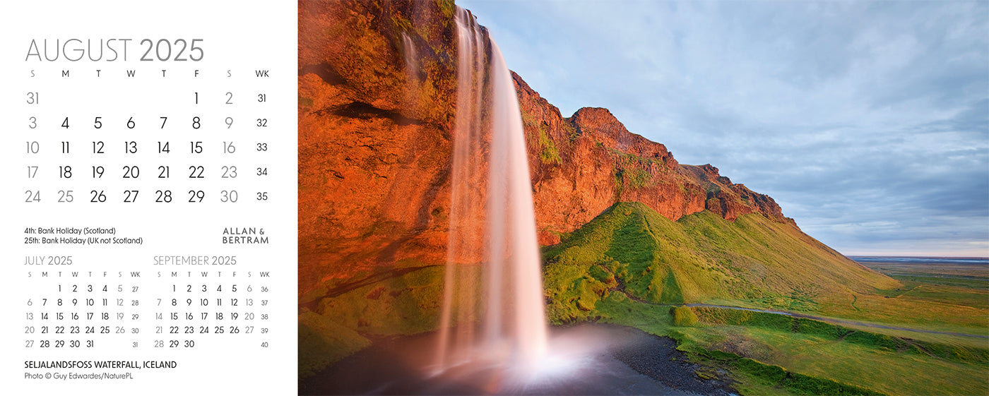 Nature's Architecture Desk Calendar