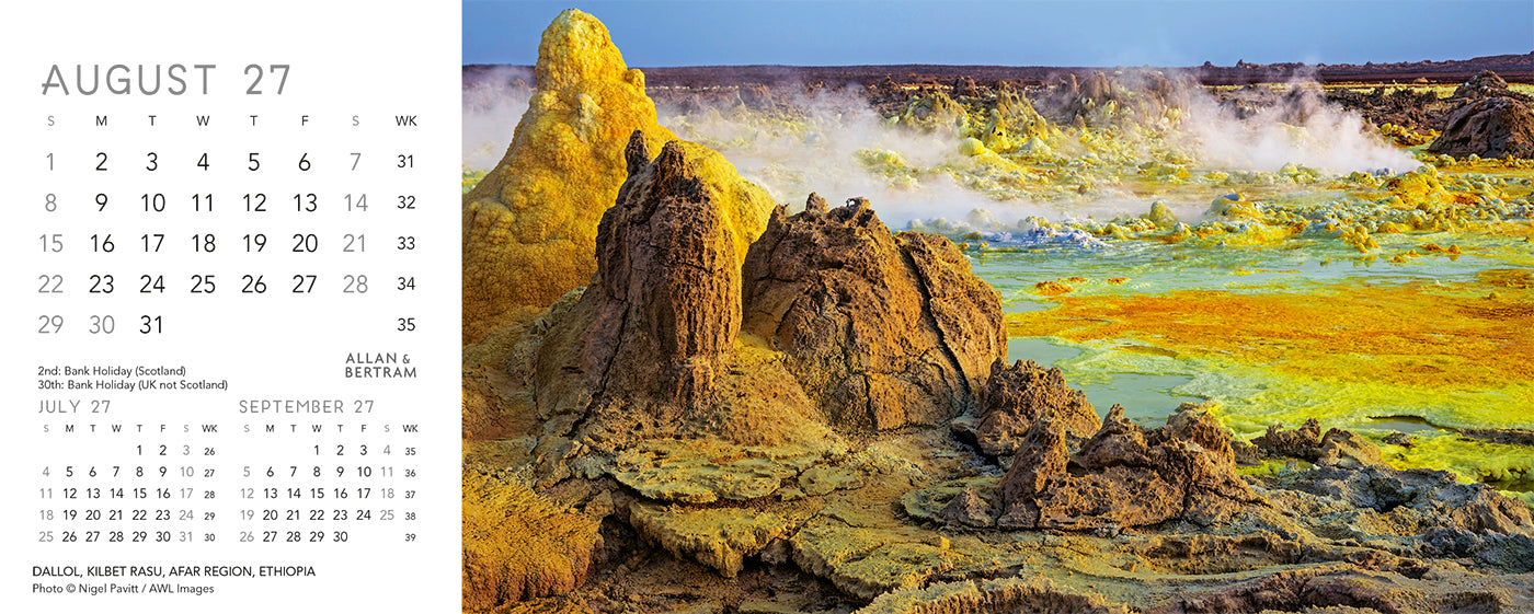 Nature's Architecture Desk Calendar