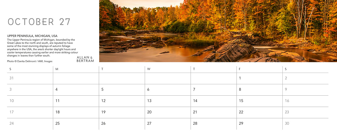 Nature's Architecture Desk Calendar