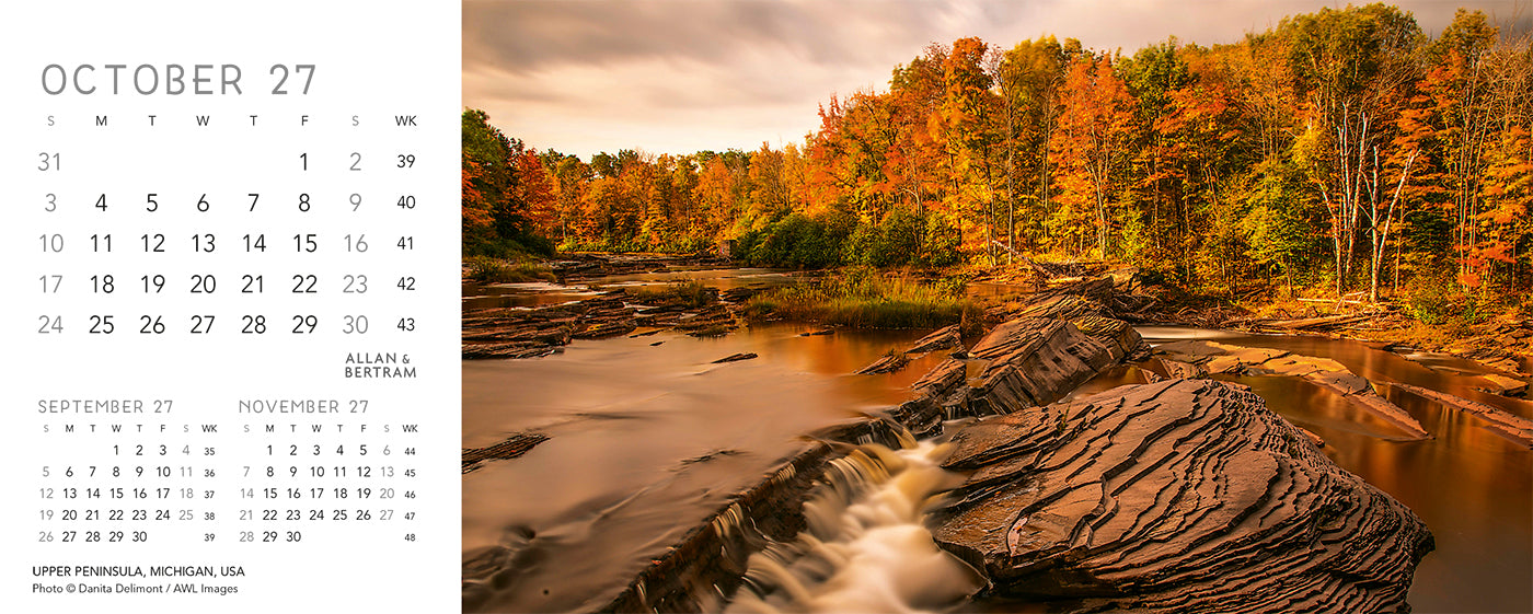 Nature's Architecture Desk Calendar