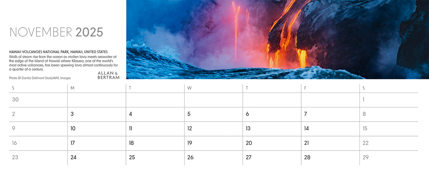 Nature's Architecture Desk Calendar