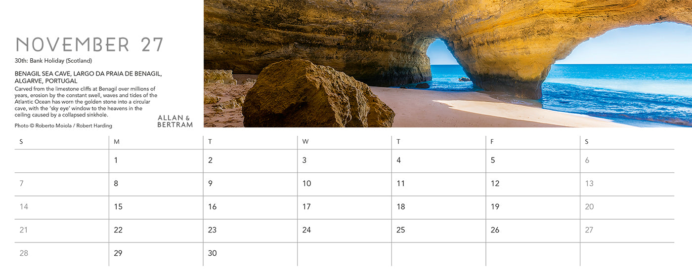 Nature's Architecture Desk Calendar