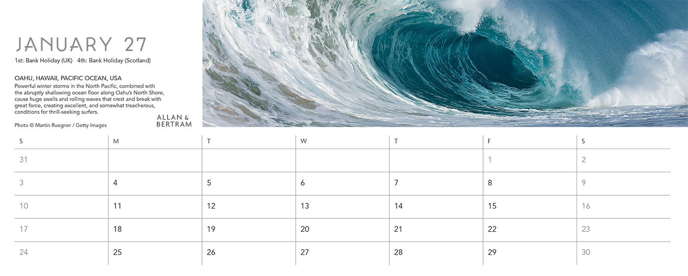 Nature's Architecture Desk Calendar