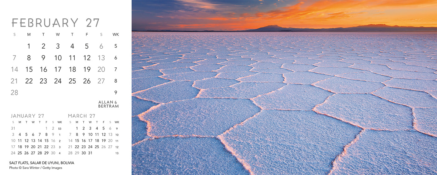 Nature's Architecture Desk Calendar