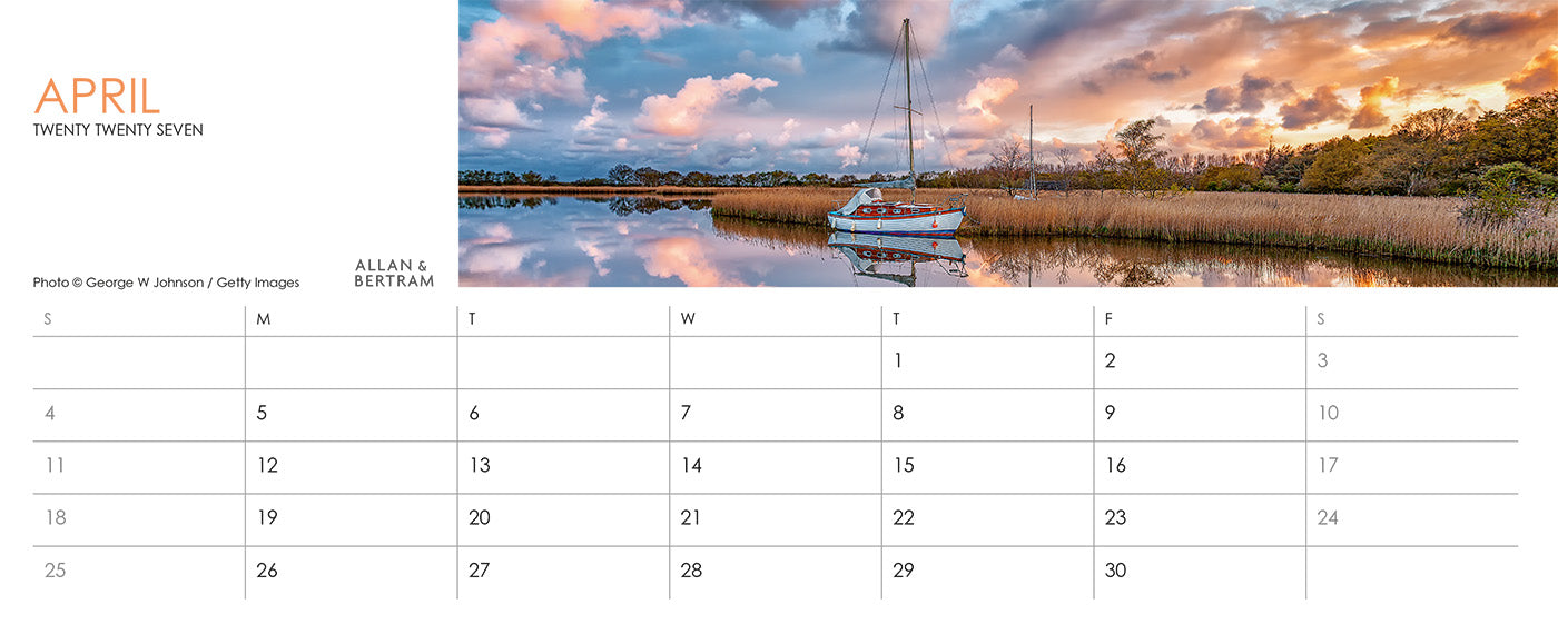 Panorama Desk Calendar