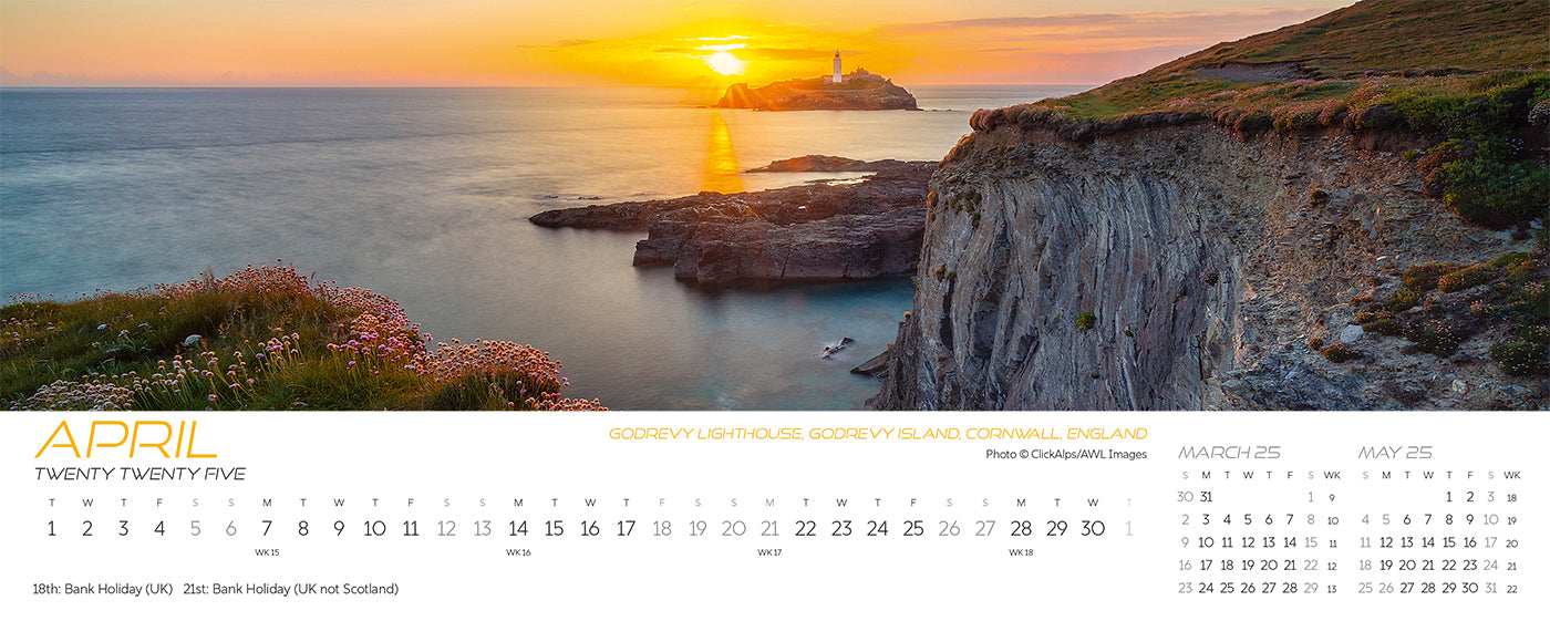 Panorama Desk Calendar