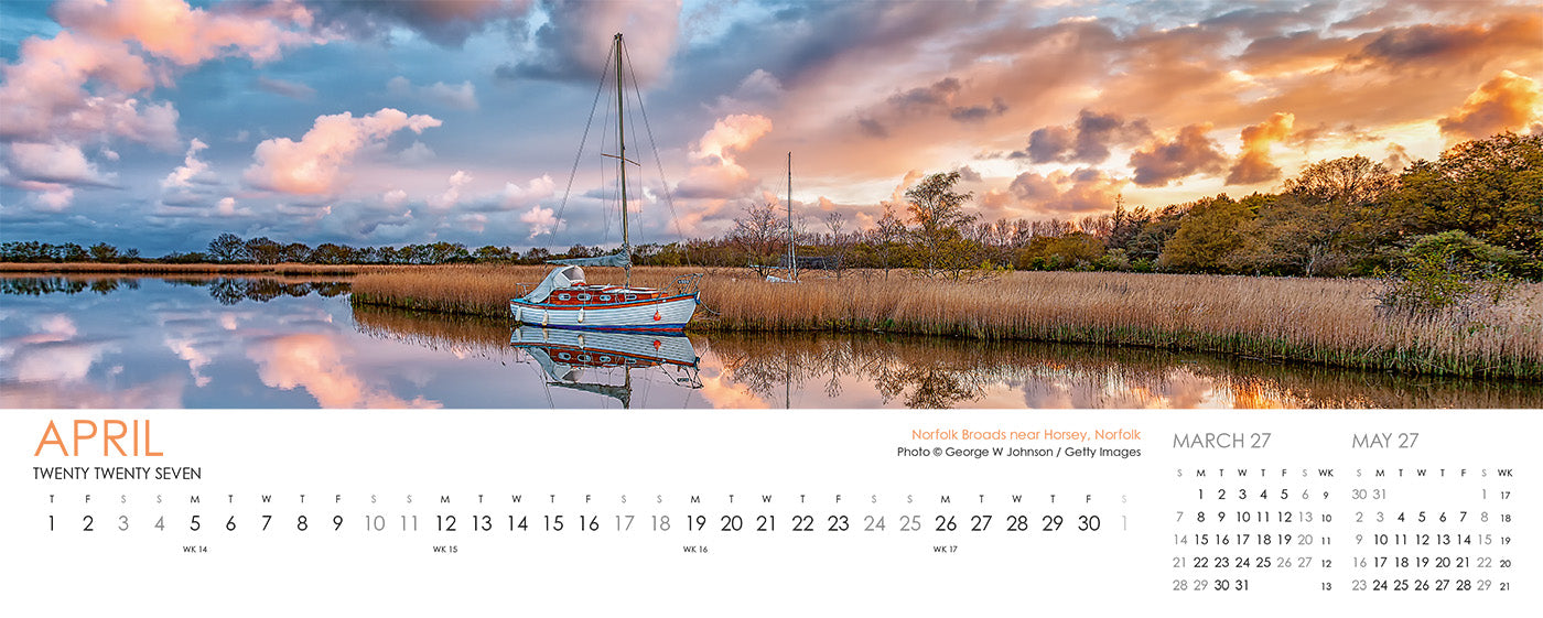 Panorama Desk Calendar