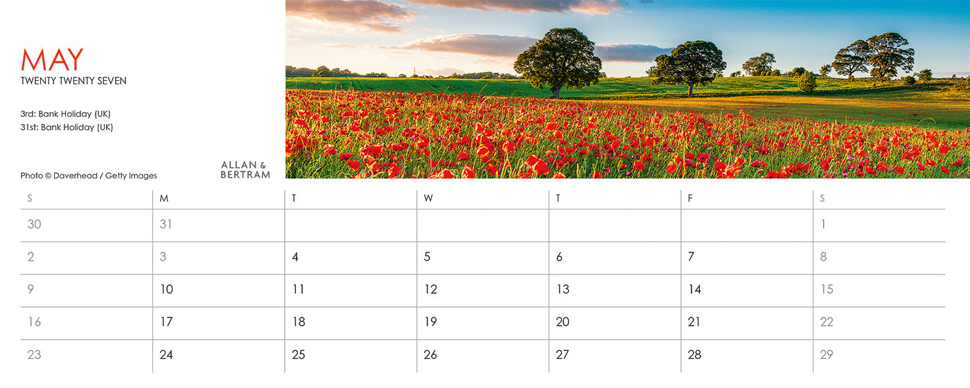 Panorama Desk Calendar