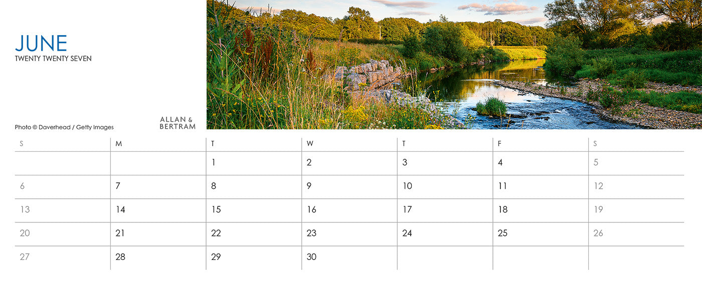 Panorama Desk Calendar