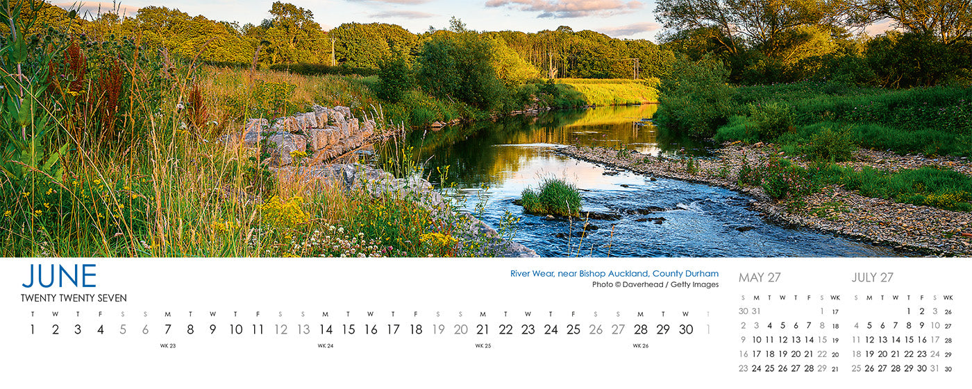 Panorama Desk Calendar