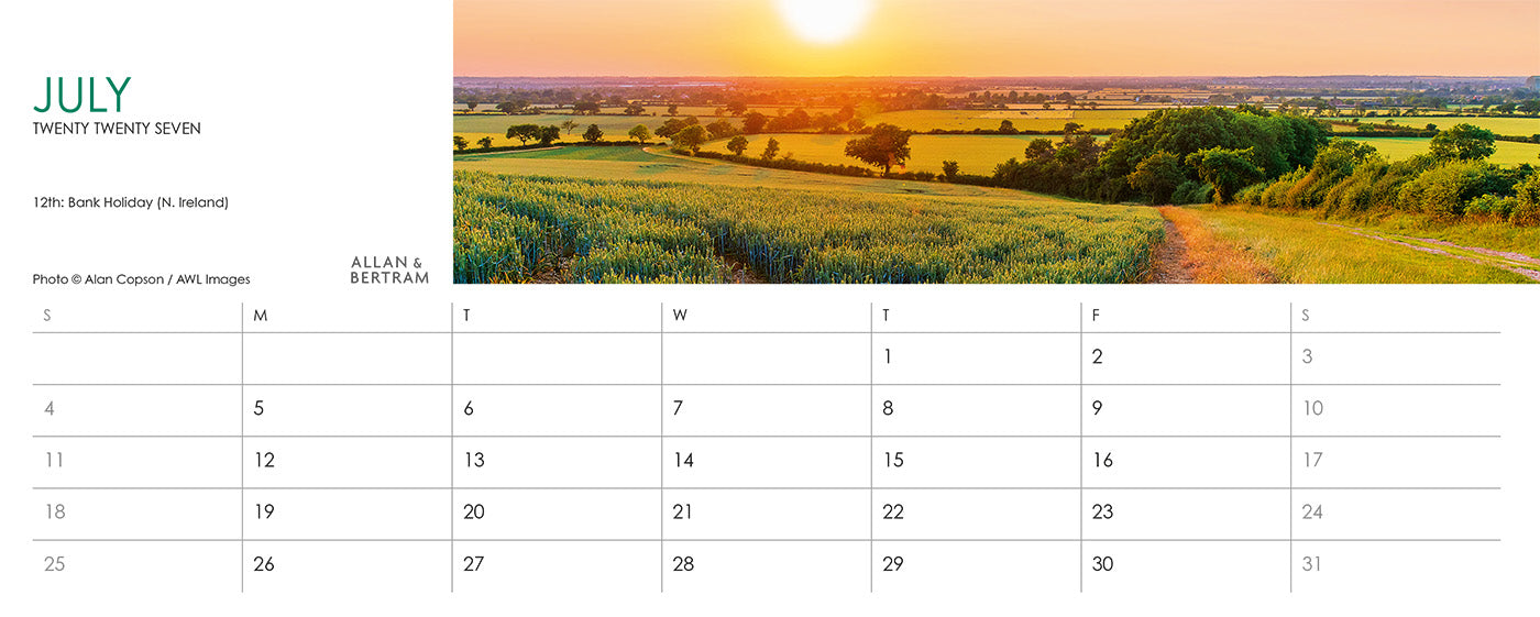 Panorama Desk Calendar