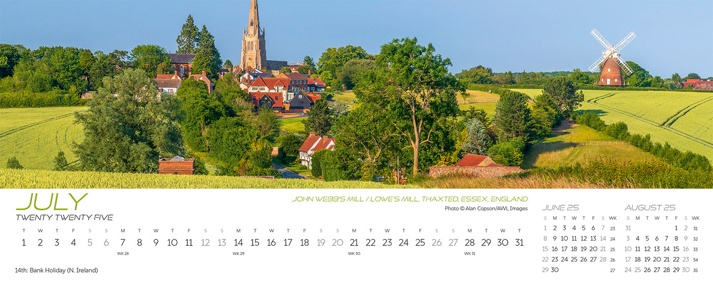 Panorama Desk Calendar