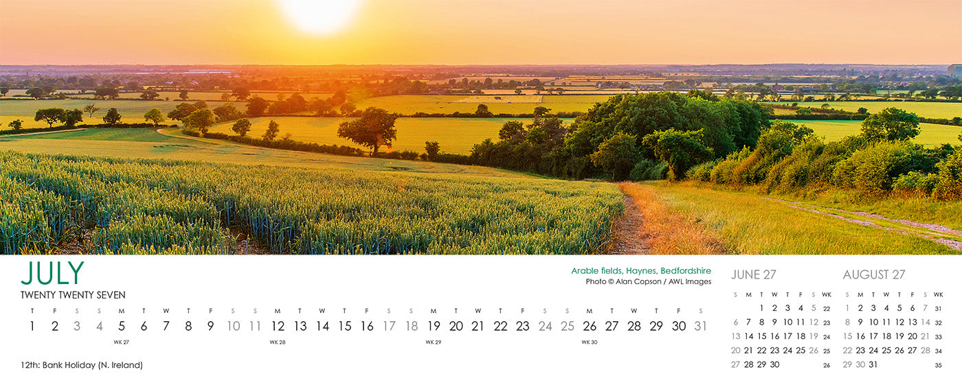 Panorama Desk Calendar