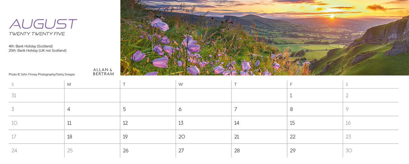 Panorama Desk Calendar