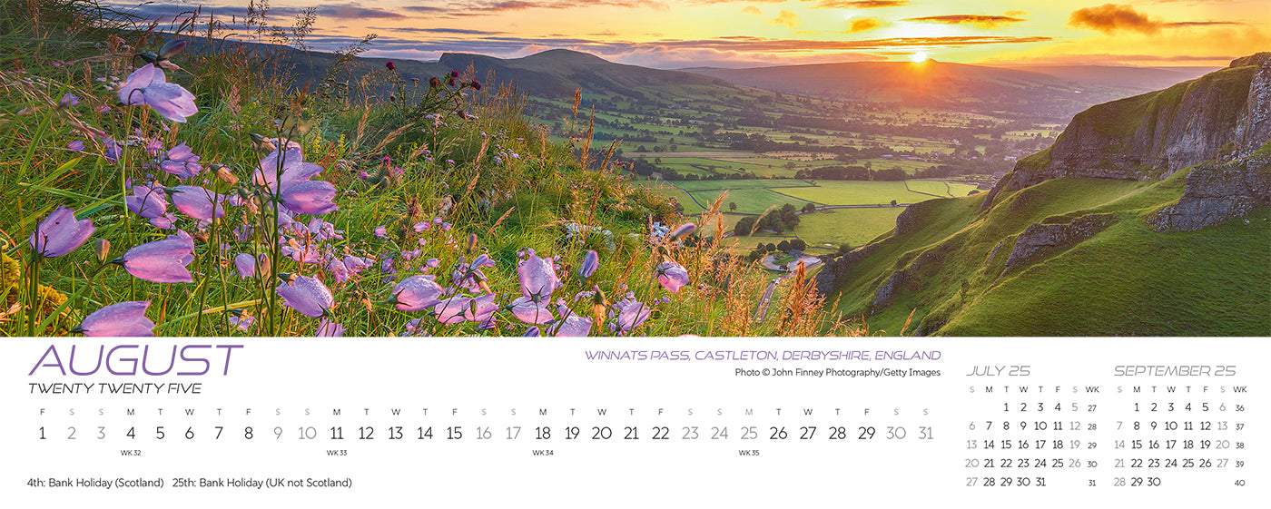 Panorama Desk Calendar