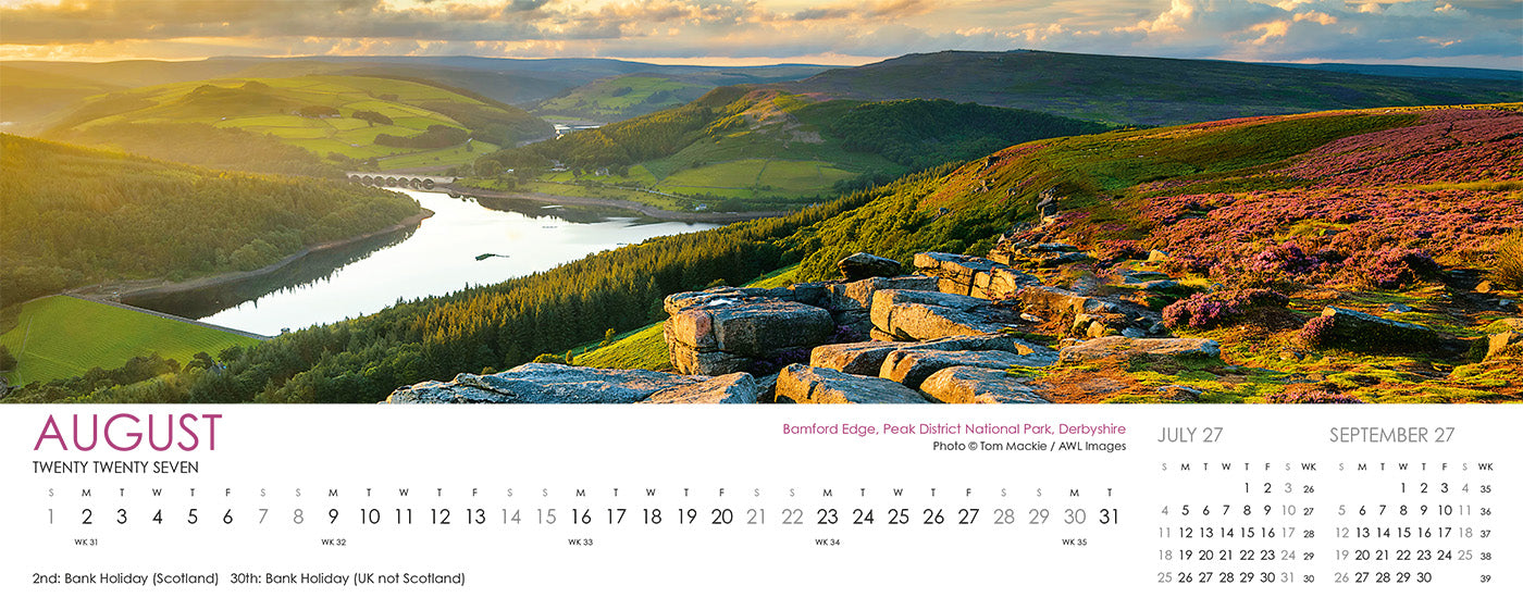 Panorama Desk Calendar