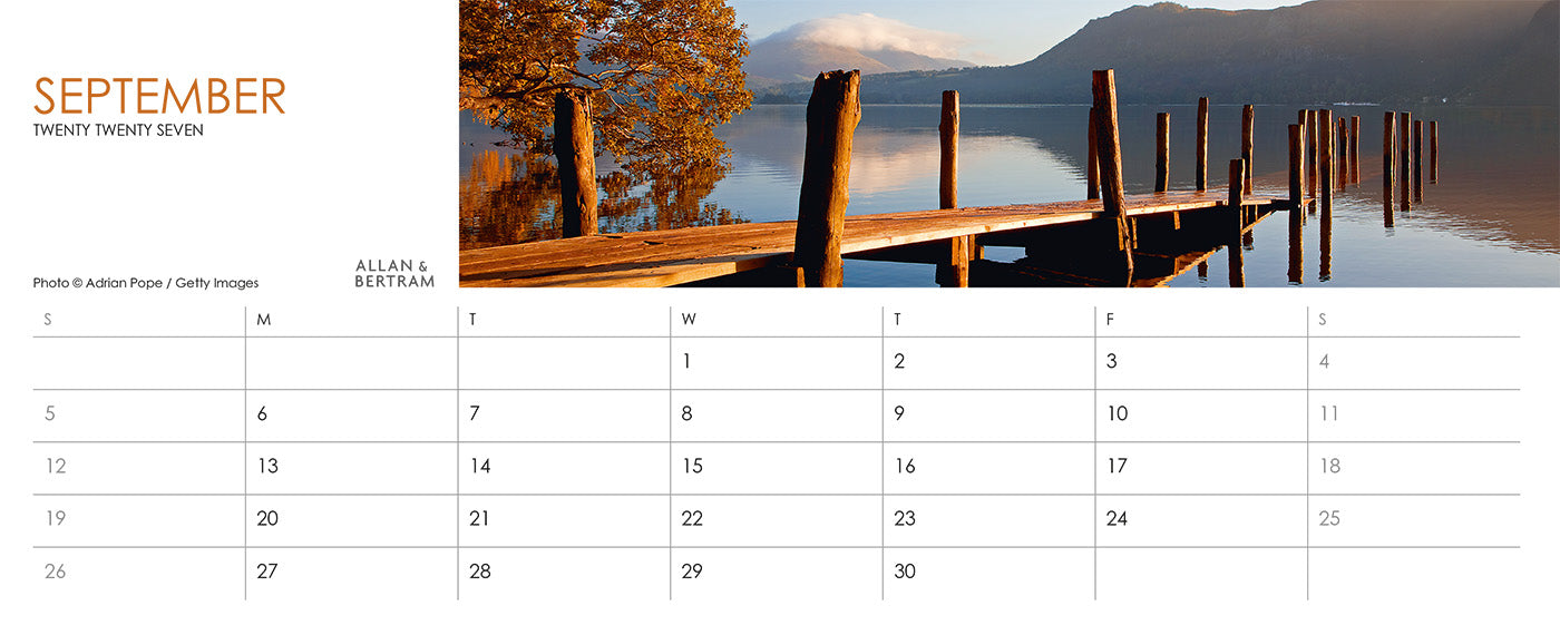 Panorama Desk Calendar