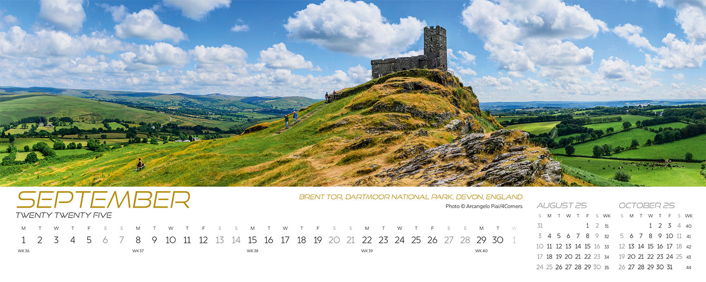 Panorama Desk Calendar