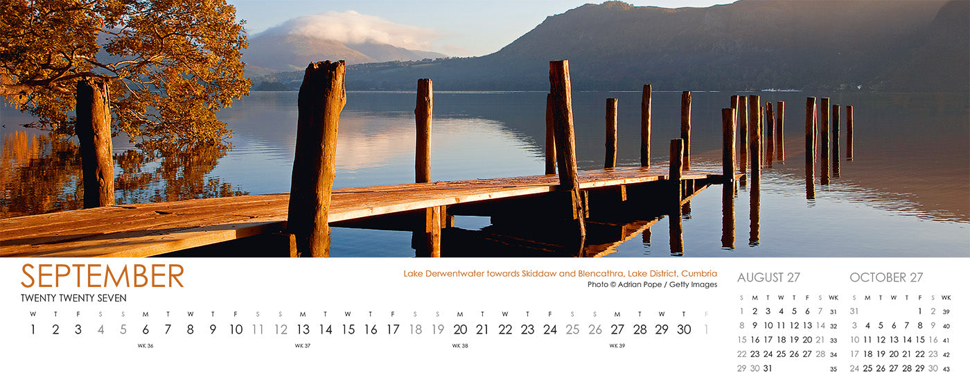 Panorama Desk Calendar