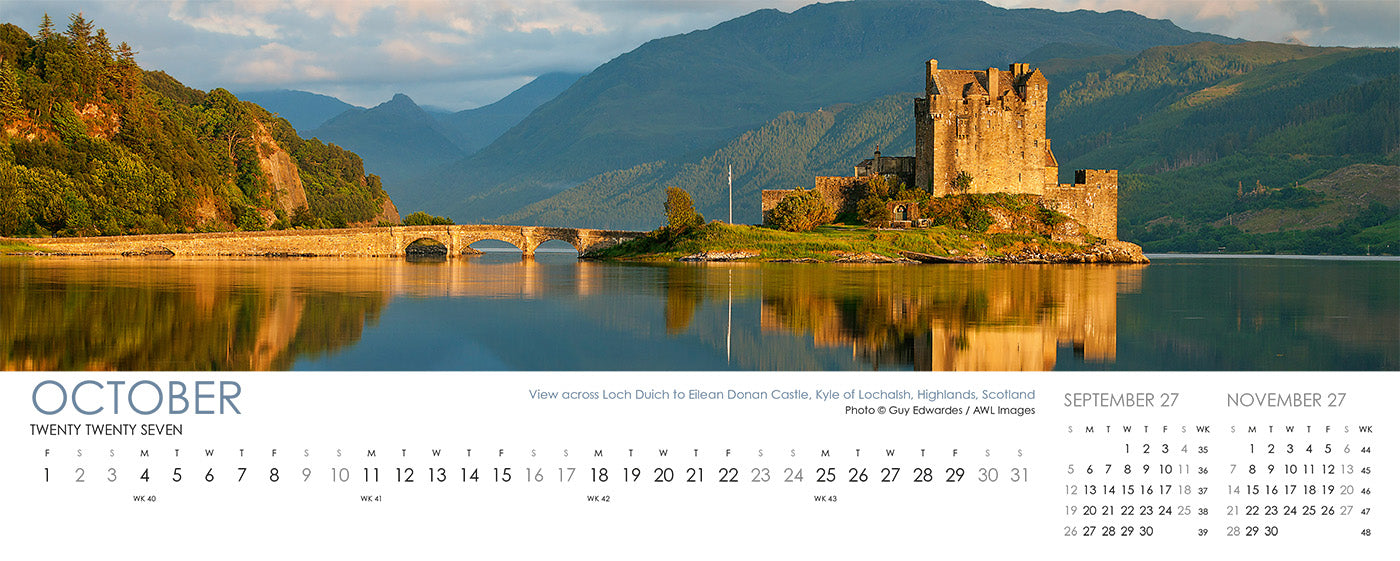 Panorama Desk Calendar