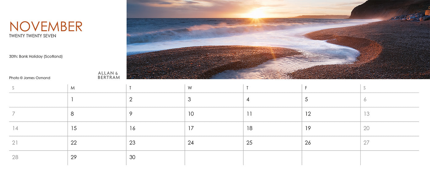 Panorama Desk Calendar