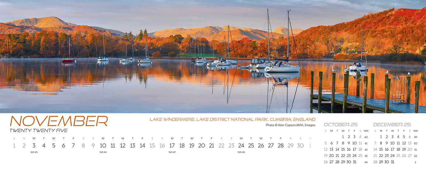 Panorama Desk Calendar