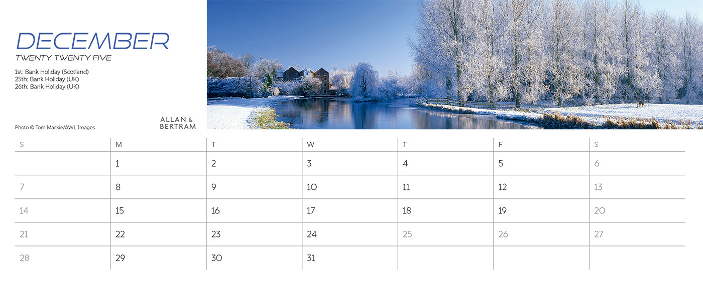 Panorama Desk Calendar