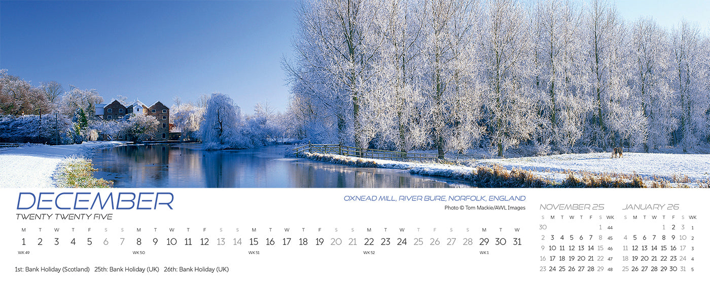 Panorama Desk Calendar