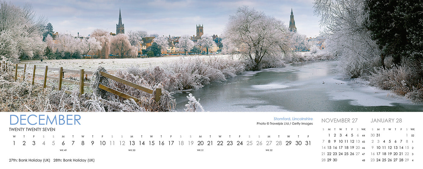 Panorama Desk Calendar