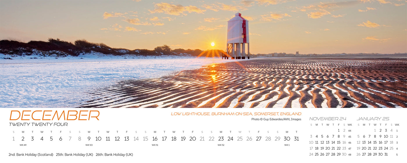 Panorama Desk Calendar