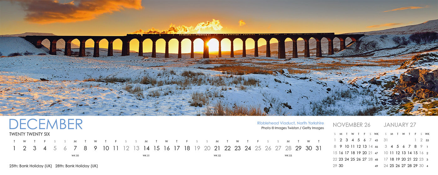 Panorama Desk Calendar