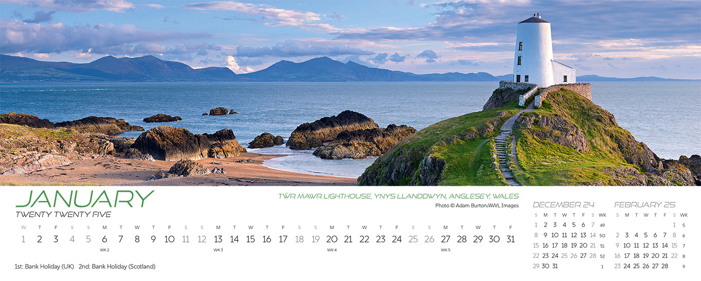 Panorama Desk Calendar