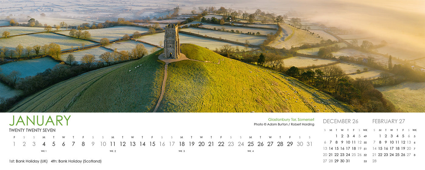 Panorama Desk Calendar