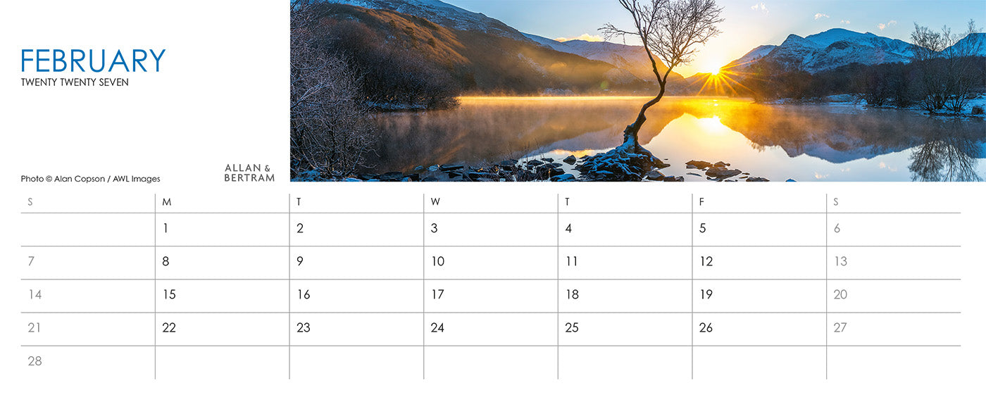 Panorama Desk Calendar