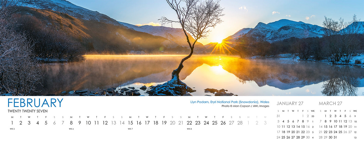 Panorama Desk Calendar