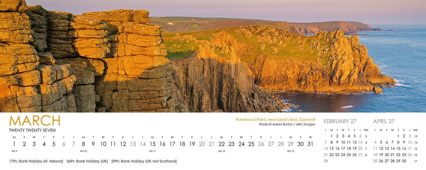 Panorama Desk Calendar