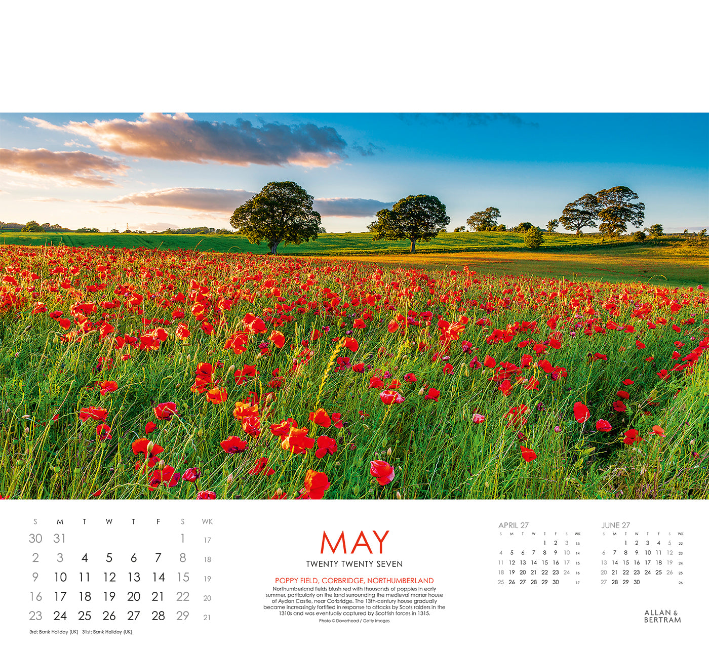 Panorama Wall Calendar