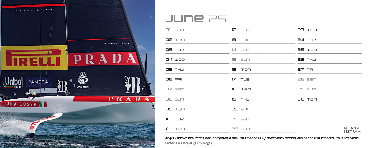 Sailpower Desk Calendar