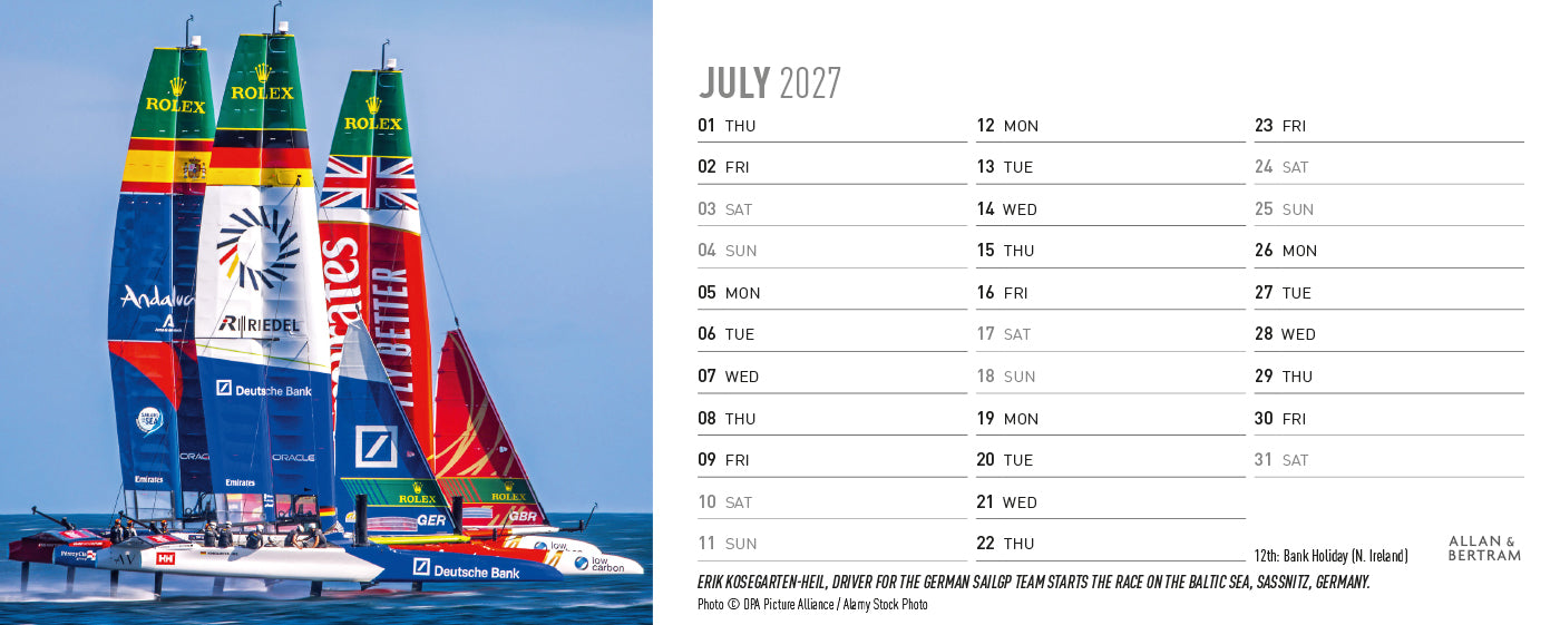 Sailpower Desk Calendar