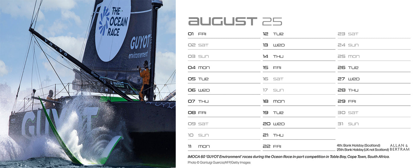 Sailpower Desk Calendar