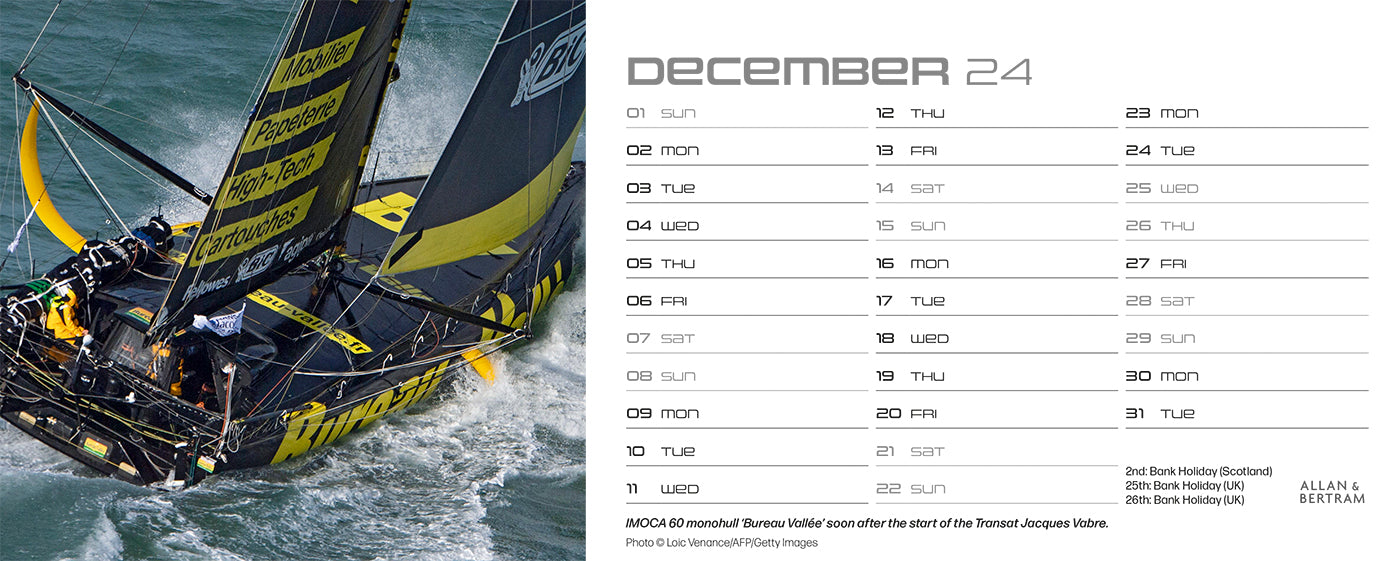 Sailpower Desk Calendar